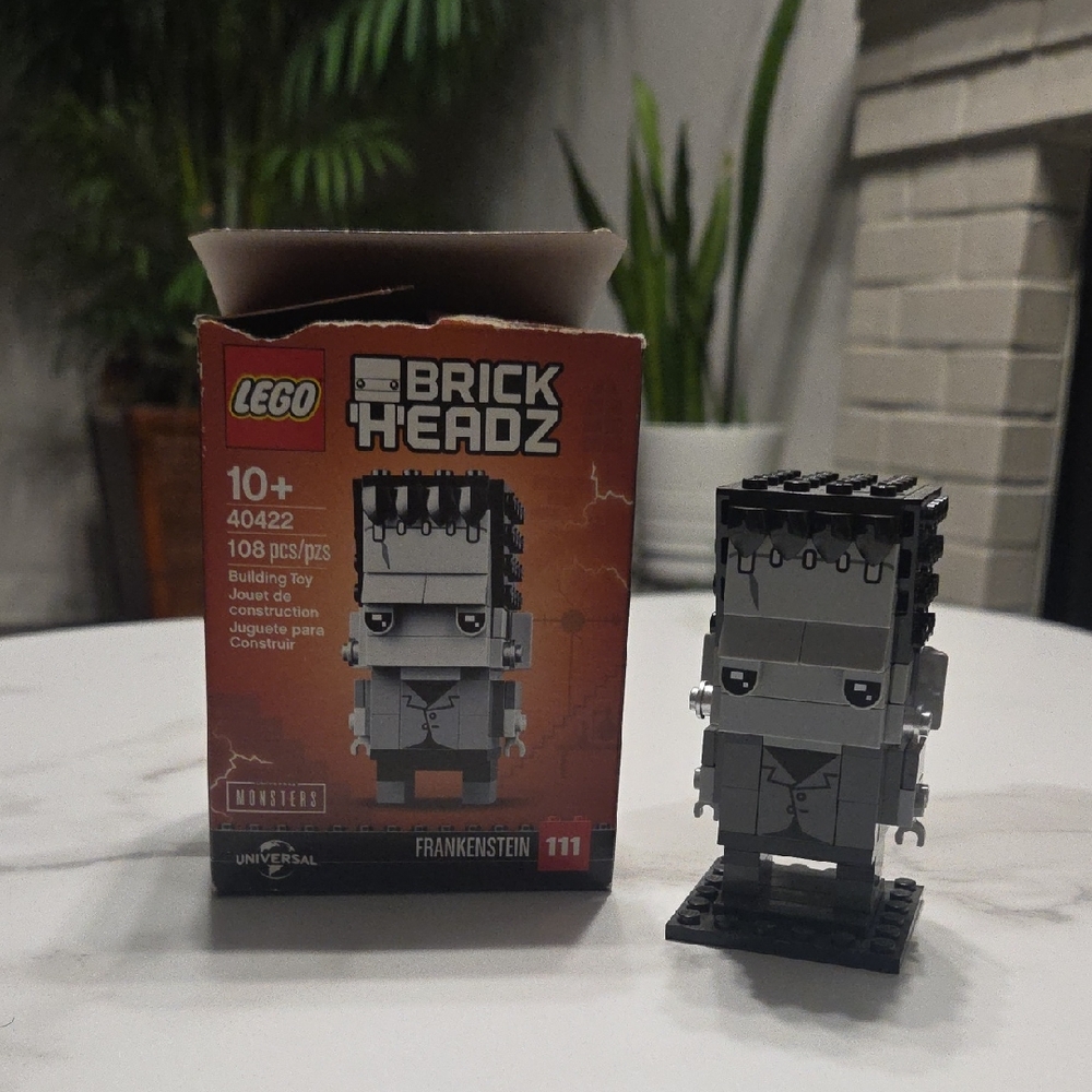 LEGO BrickHeadz Frankenstein with Gray and Black Design